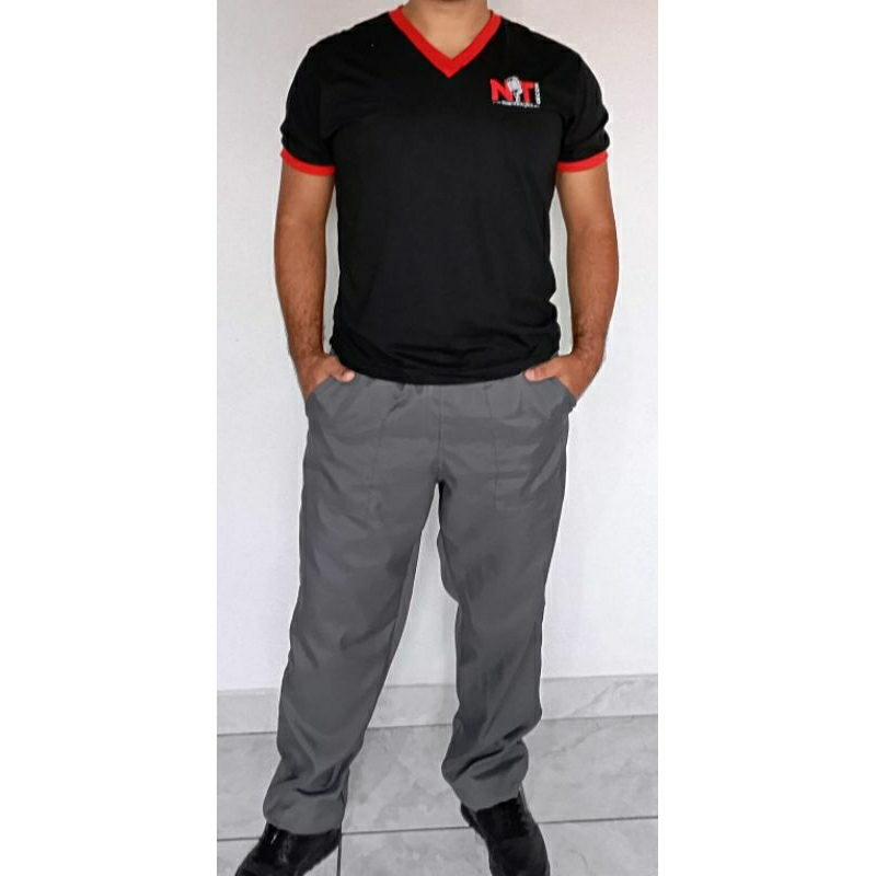 Calça de trabalho Oxford. em Oferta na Shopee