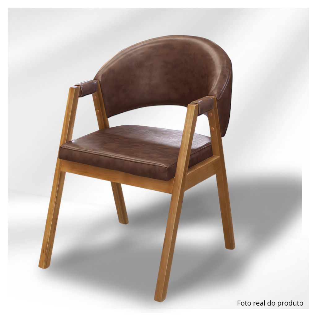 Cadeira Para Mesa De Jantar - Cadeira Para Sala De Jantar -  Cadeira Decorativa Hellen Luxuosa