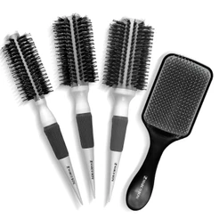 Kit 3 Escovas Thermal Ceramic Profissional Raquete Free Flex