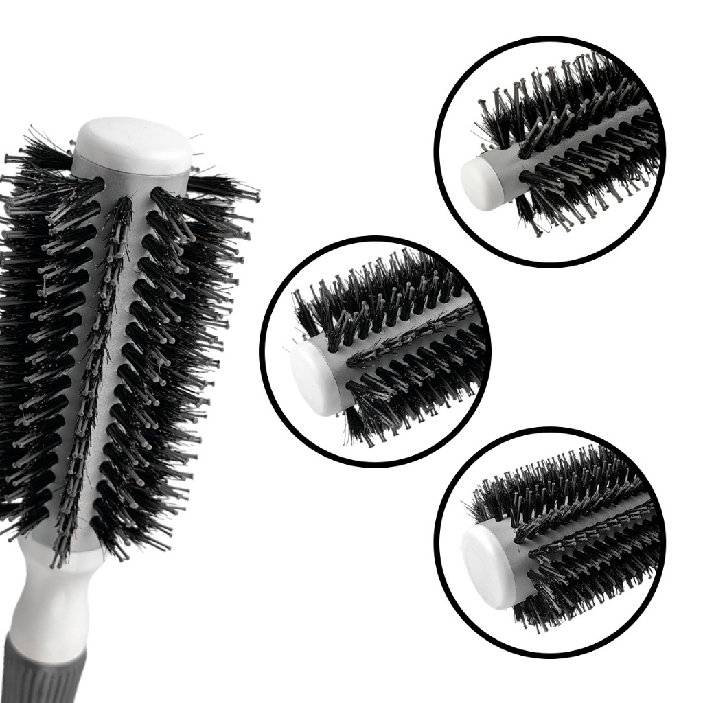 Kit 3 Escovas Thermal Ceramic Profissional Raquete Free Flex · foto 2