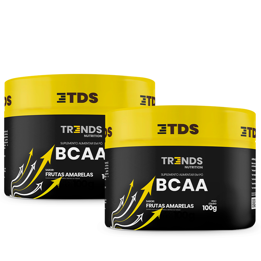 Combo 2x Bcaa 100g Aminoácidos - Trends Nutrition