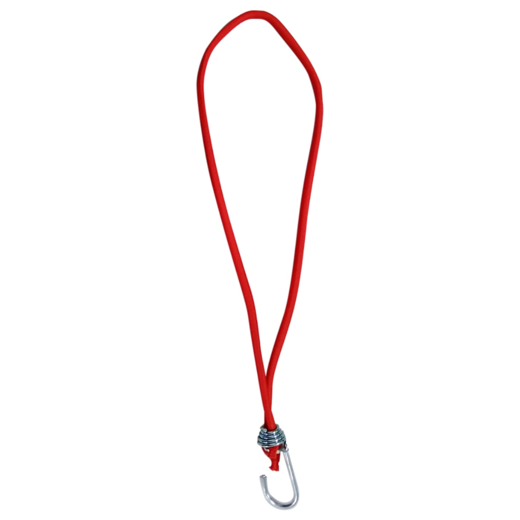 Extensor Vermelho Elástico Corda Fixador Lona Caminhão 35cm 5mm