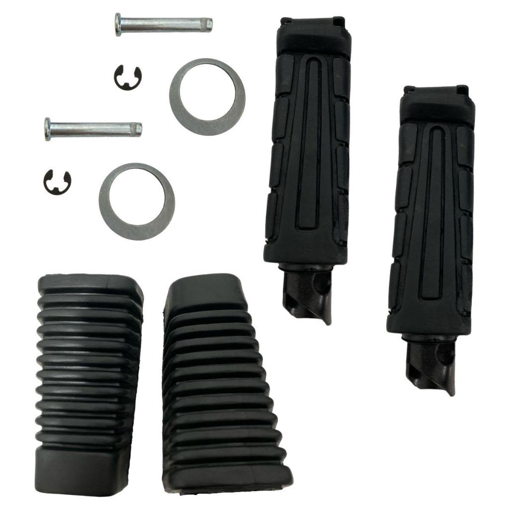 Kit Pedaleira Traseira + Borracha do estribo Ybr Factor 125 / Fazer em Oferta na Shopee