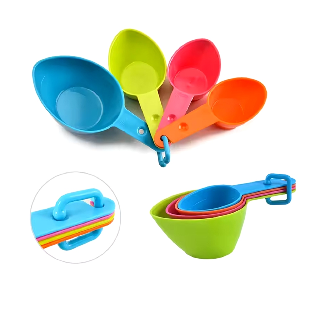 Colher Medidora Culinária Medidor Alimentos Ração Jogo 4 peças em Oferta na Shopee