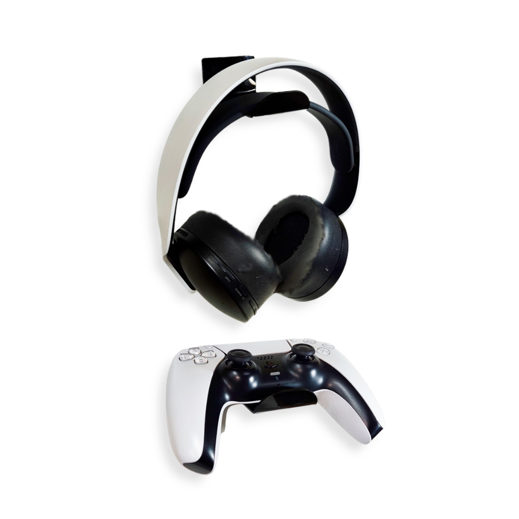 Suporte de Controle de Parede Acrílico Autoadesivo Playstation PS5 PS4 PS3 Xbox Switch Headset Fone