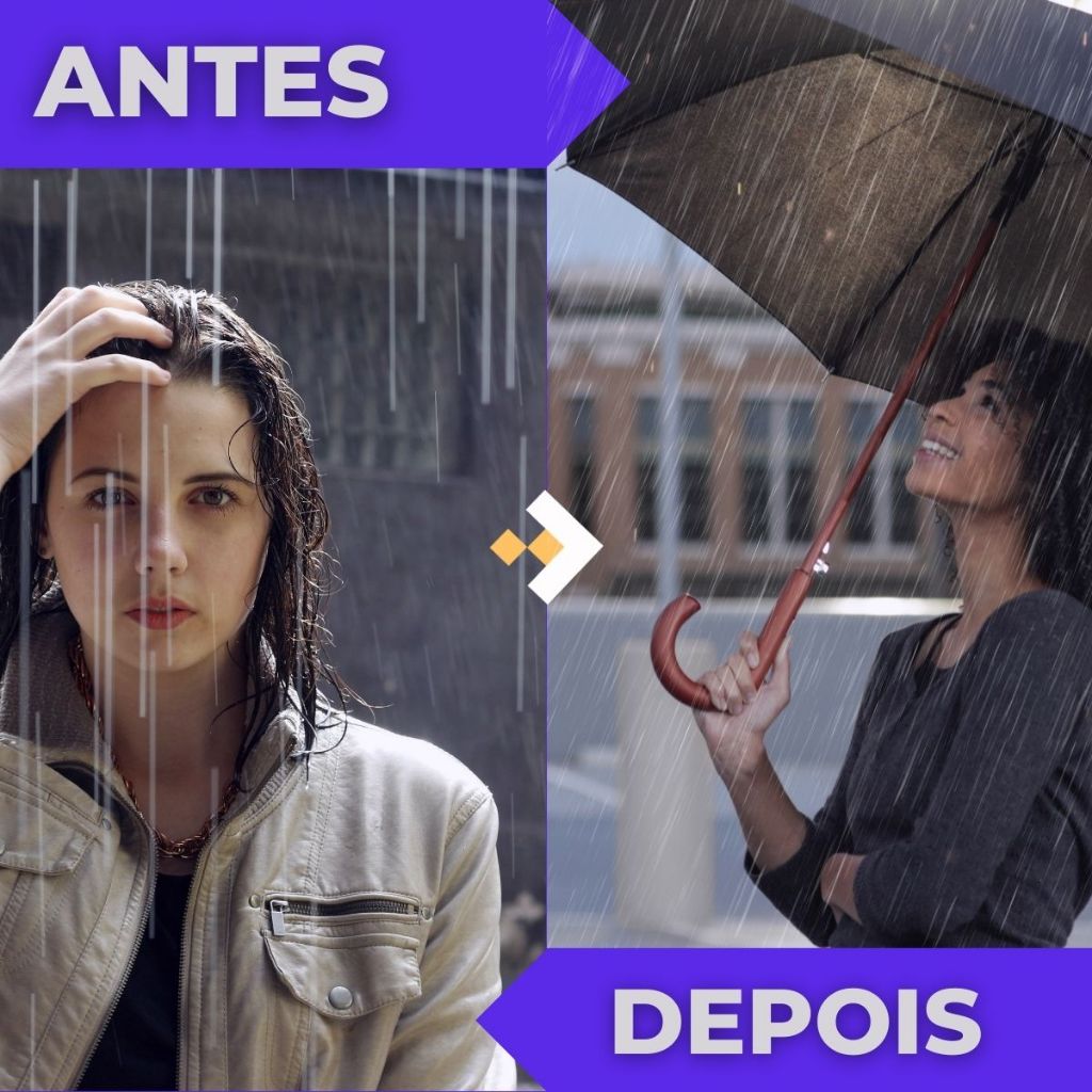 Kit 3 Guarda Chuva Portaria Grande Automático Resistente — imagem 2 de 2