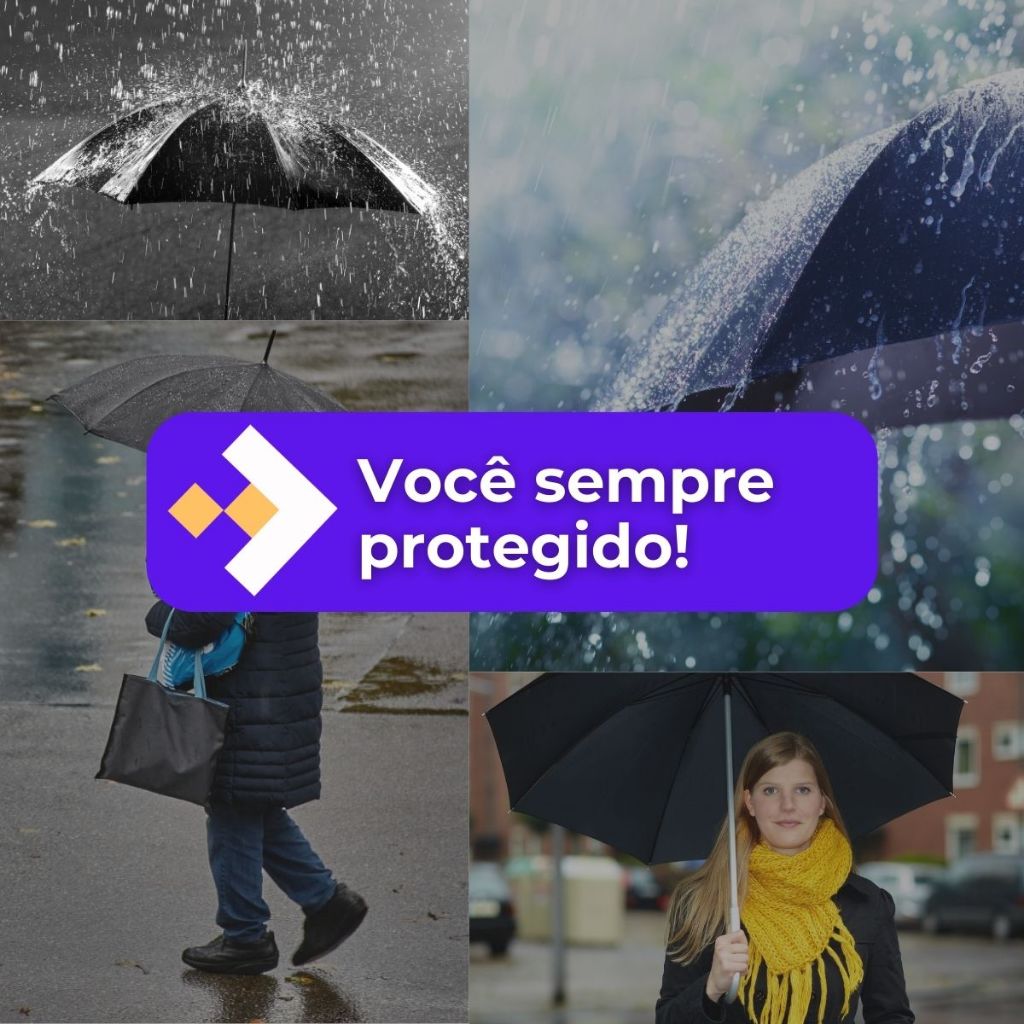 Kit 10 Guarda Chuva Portaria Grande Automático Resistente — imagem 2 de 2