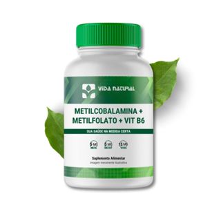Metilcobalamina 5mg + Metilfolato 5mg + B6 15mg 30 Doses Sublingual em Oferta na Shopee