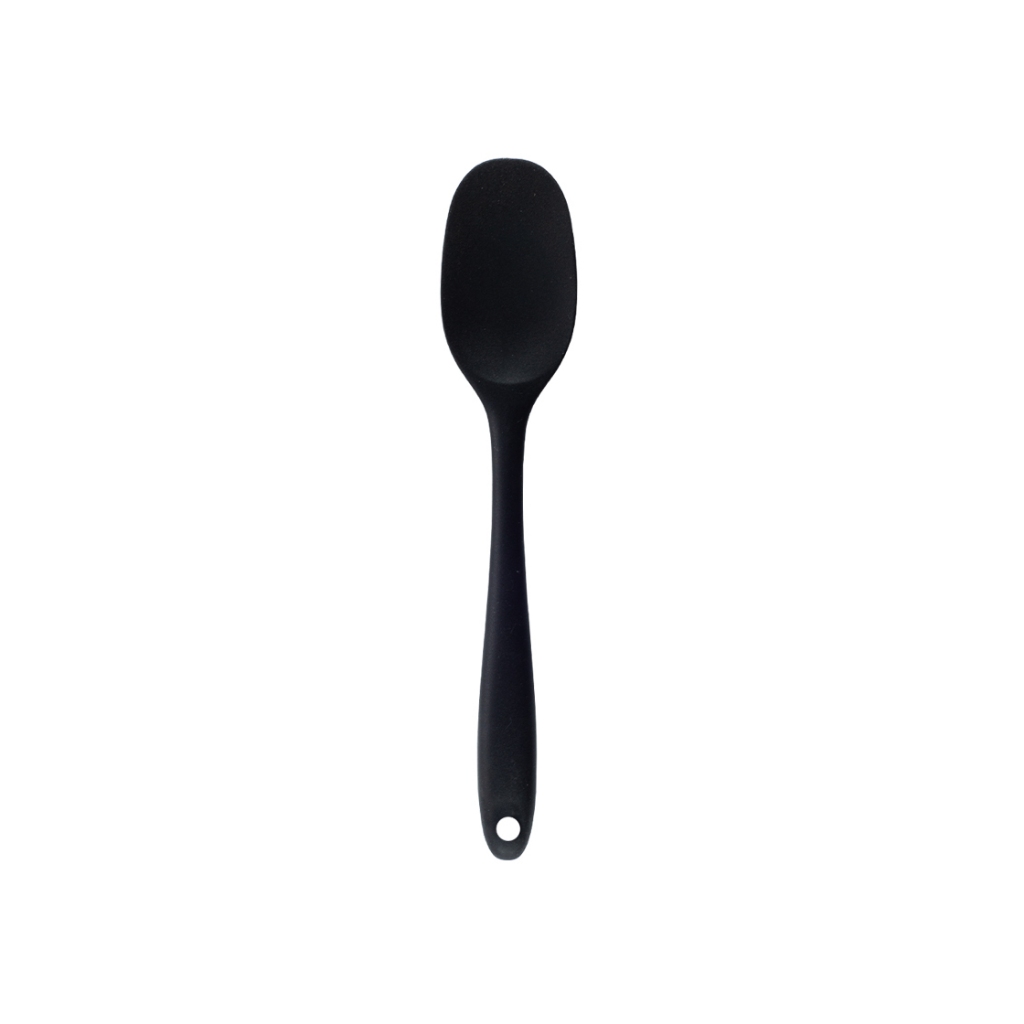 Espatula De Silicone Redonda Duplo  Preta em Oferta na Shopee
