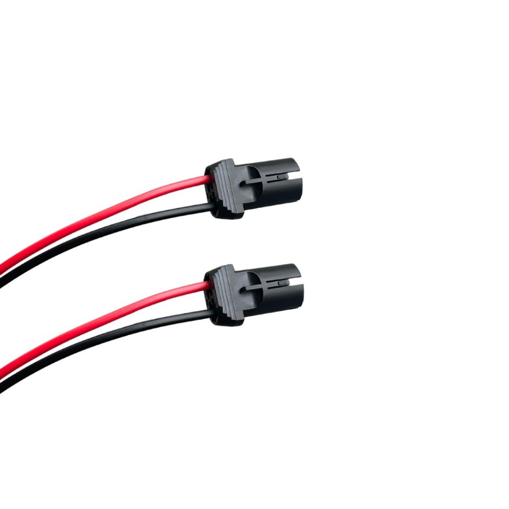 Par de Chicote Com Conector Soquete Rabicho Plugue e Lâmpada T10 Pingo Pingão 5 9 ou 13 Leds