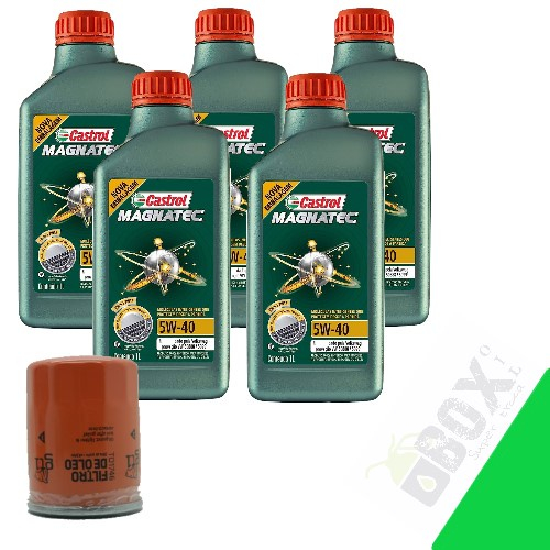 KIT TROCA DE ÓLEO 5W40 CASTROL + FILTRO (LIVINA 1.8 16V 2009>2014)