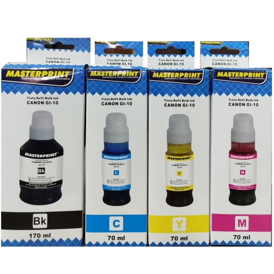 Tinta Masterprint Compatível Canon GL-10 G2010 G4010 G6010 G7010 em Oferta na Shopee