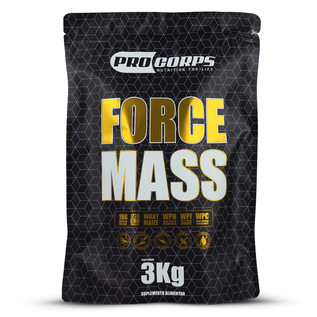 Hipercalórico Force Mass 3kg Refil - Pro Corps