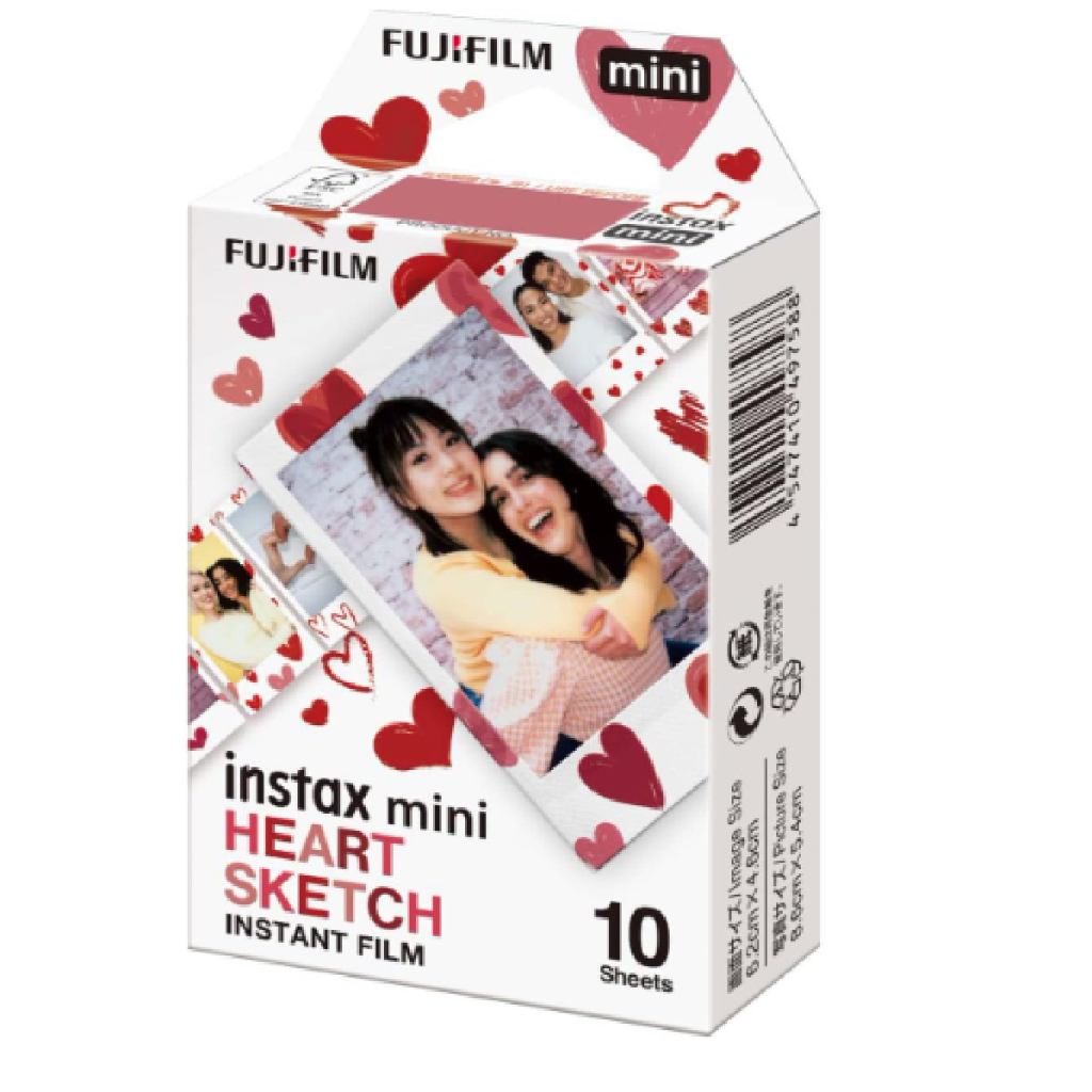 Filme Instantaneo Fujifilm Instax Mini Coração 10 Fotos - Cameras & Drones