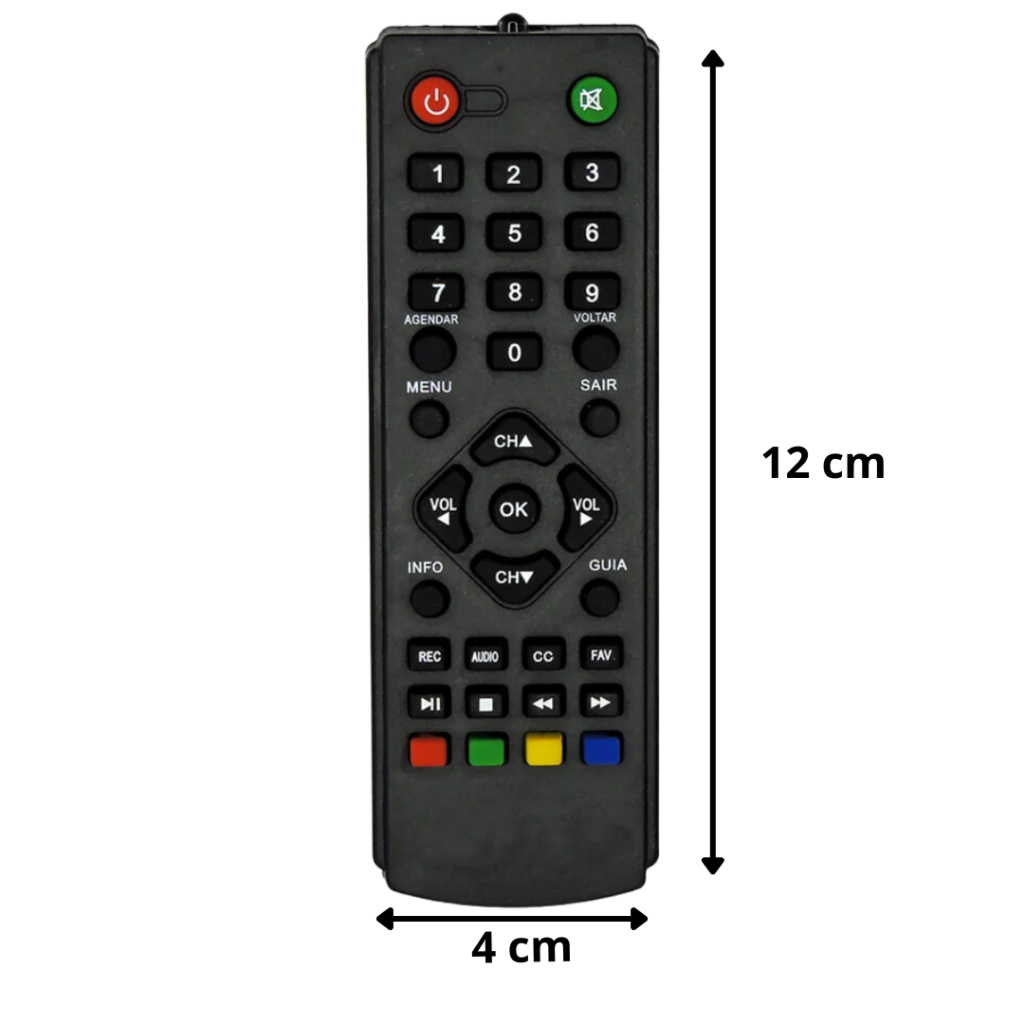 Detalhes do Controle Remoto Conversor Digital Multilaser RE219 - 8088