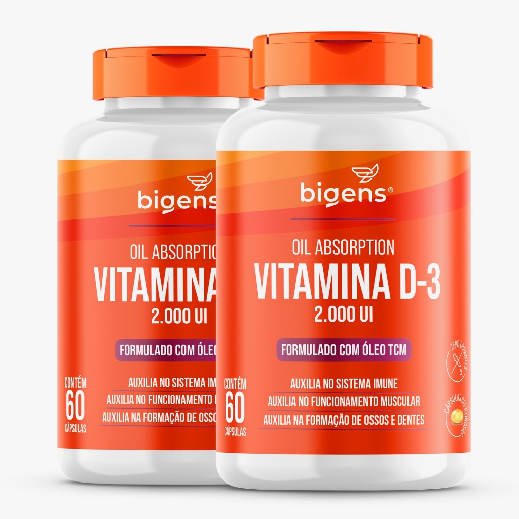 BIGENS KIT 2X ULTRA VITAMINA D3 60 CAPS (MCT) BIOGENS