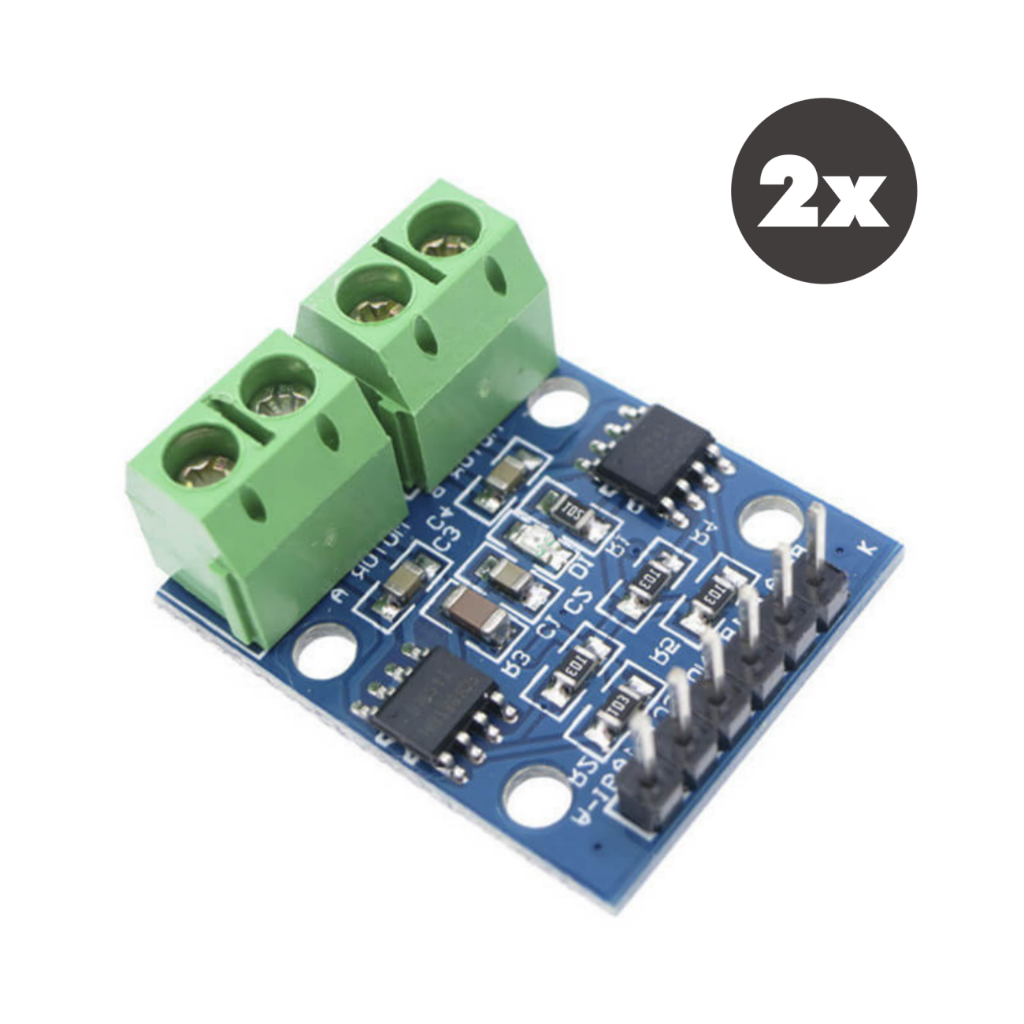 KIT 2 Mini Driver Ponte H Dupla L9110s Motor Dc Ou Passo