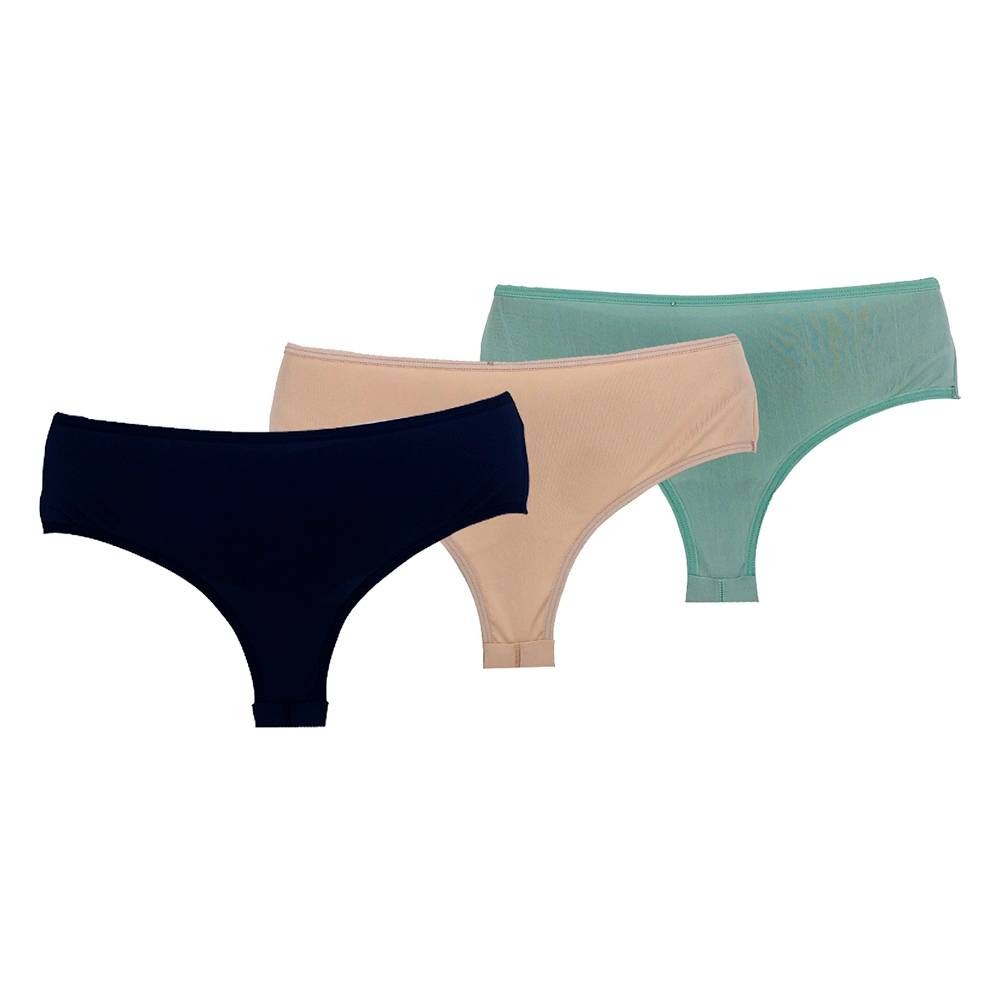 Kit 03 Tangas Calcinhas Fio Duplo  Microfibra Lingerie Moda Íntima em Oferta na Shopee