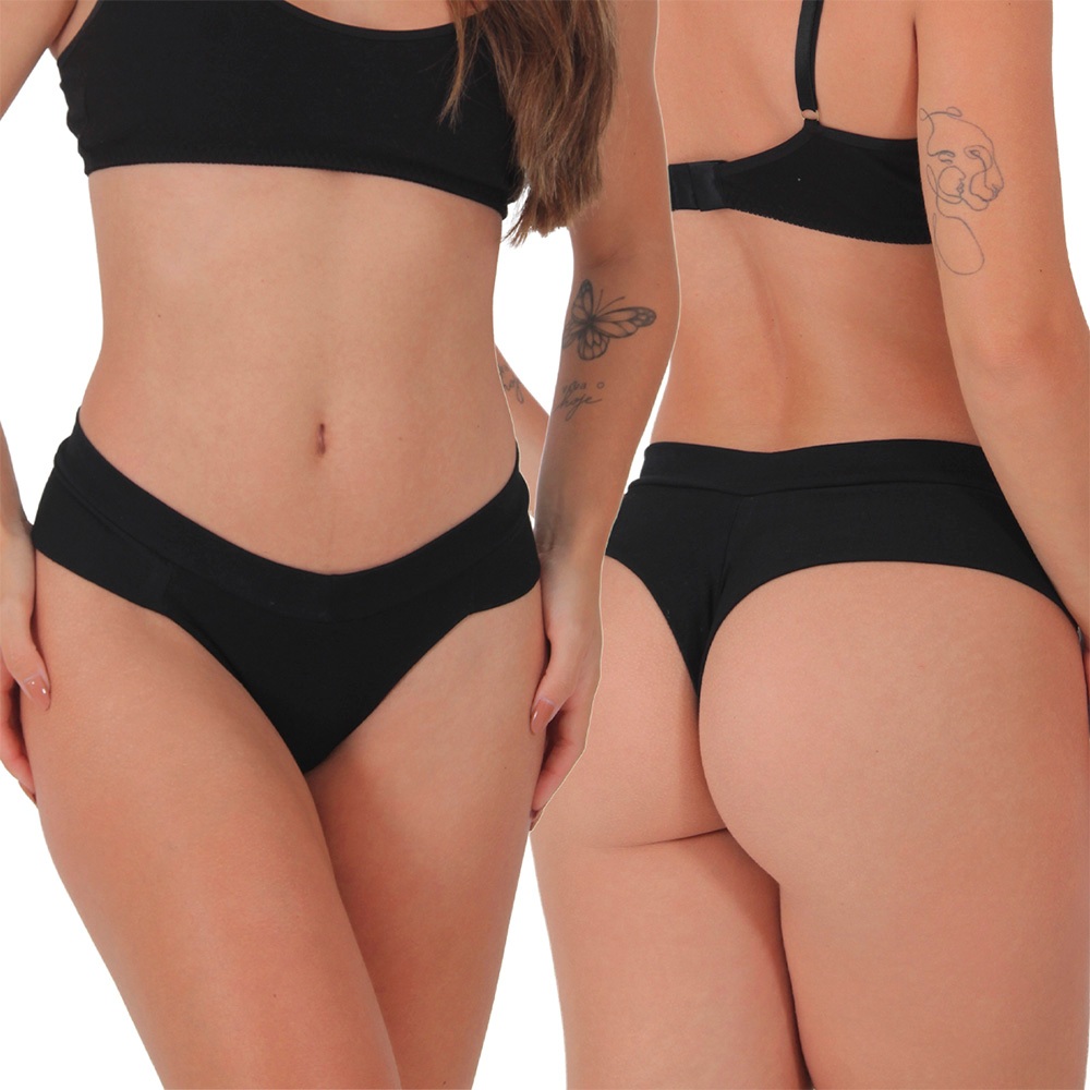 Kit 10 Tangas Calcinhas Fio Duplo ALGODÃO Lingerie Moda Íntima - Women Clothes