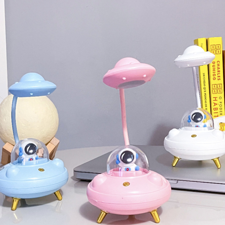 Luminária Astronauta Abajur de Mesa Infantil Portátil Recarregável USB Flexível Led em Oferta na Shopee