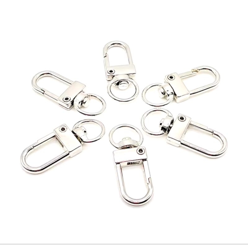 fecho mosquetão para chaveiro  artesanato alça de para bolsa