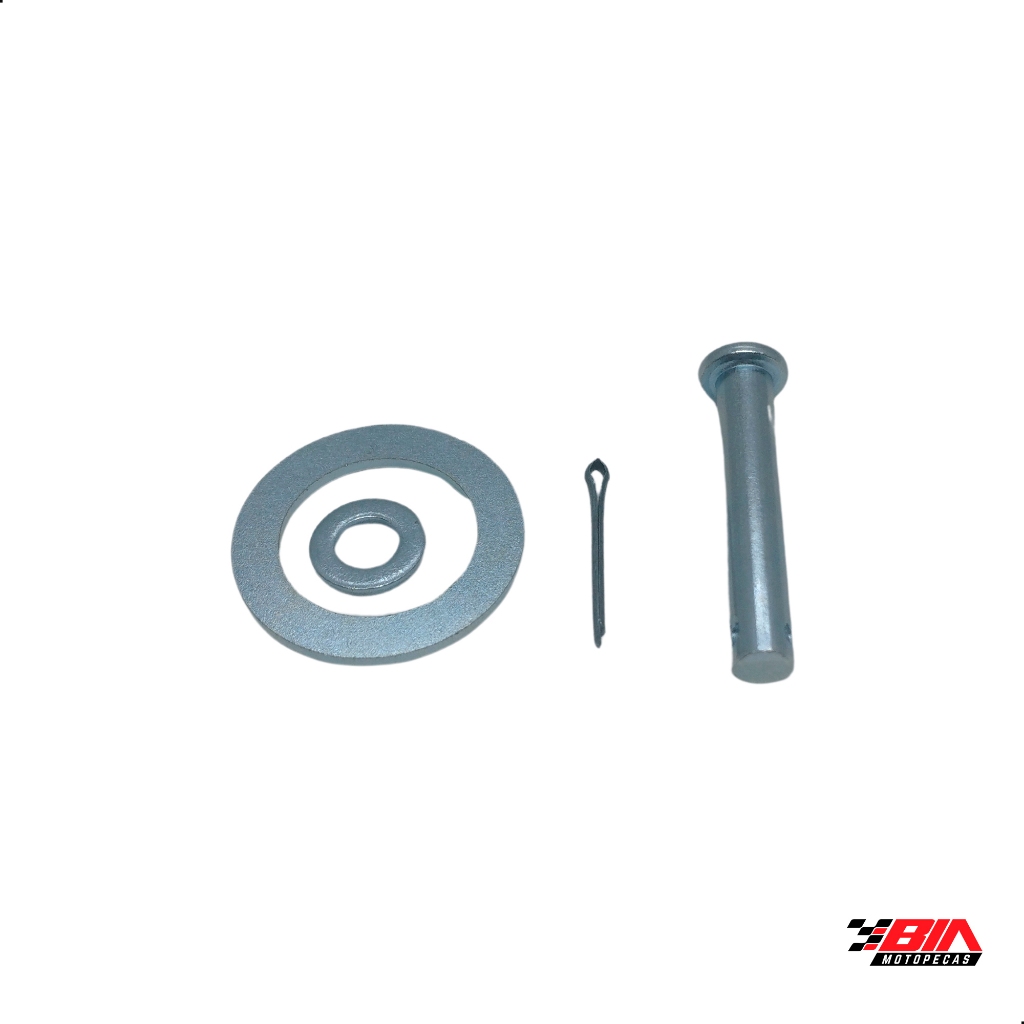 Par Pedaleiras Traseiras Honda CG Today Titan Fan KS Biz 100/125/150 CB400/450 Pop 100 — imagem 2 de 2