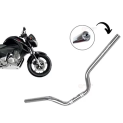 Guidão Cromado Rosca CB300 Cbx250 CB300R 1.9 C/Peso - G76 Novo
