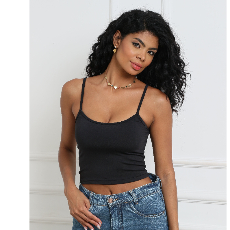 Blusa de Alcinha Feminina - Blusa Slim Fit Alcinha Blusa de Compressão Várias Cores