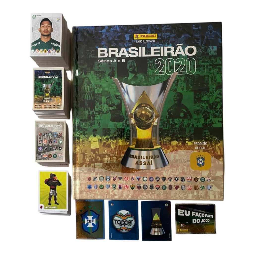 Album Campeonato Brasileiro 2020 Completo Com todas Figurinhas para colar - Original Panini