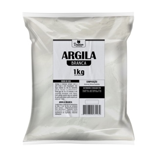 Argila Branca 1kg Daseiva Naturais clareadora (Skincare) Máscara Para O Rosto em Oferta na Shopee