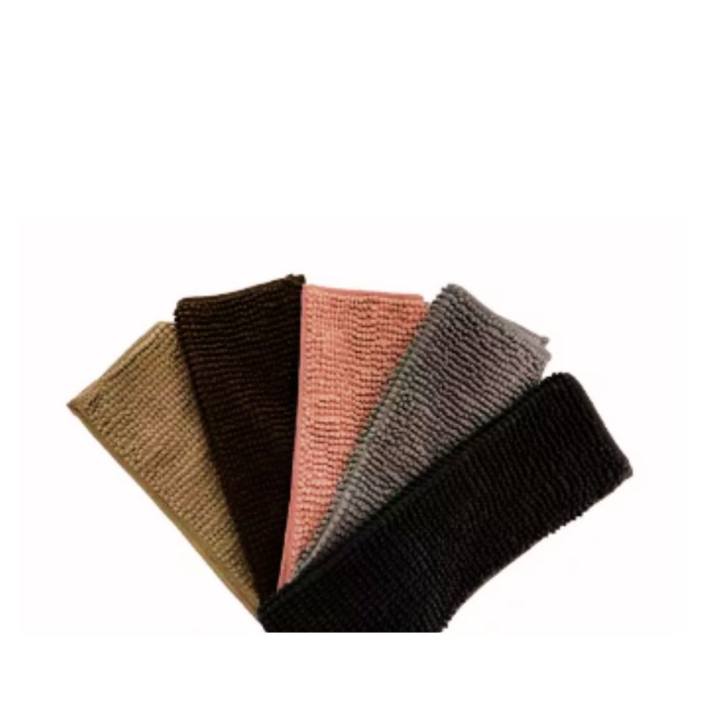 Tapete Dedinho Bolinha Porta Banheiro Antiderrapante Macio 40x60 Cinza - Home & Living
