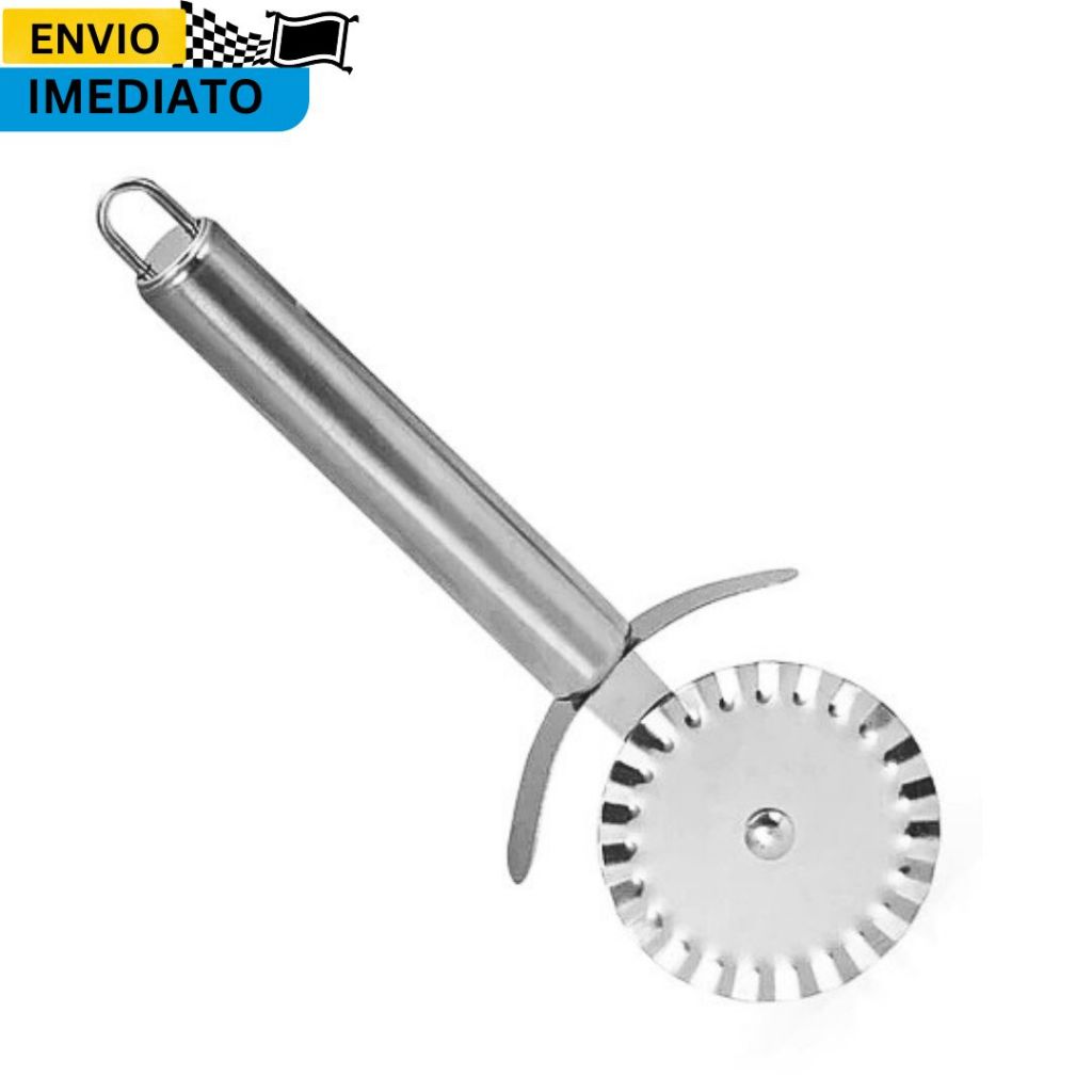 Carretilha Corta E Fecha Pastel Fechador De Massas Rolo de Pastel Carretilha de Aco inox