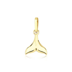 Pingente de Ouro 18k rabo de baleia mini