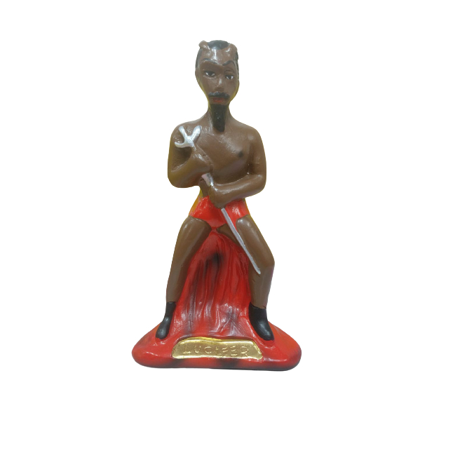 Imagem De Gesso 20Cm Exu Lucifer - Zp7