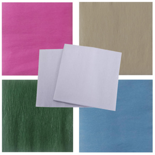 100 papel embalagem para BEM CASADO + 100 celofane  -  Várias Cores Crepom para Bem casado em Oferta na Shopee