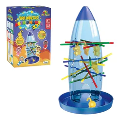 Jogo Tira Varetas Cai Astronauta do Foguete Brinquedo Infantil - Art Brink