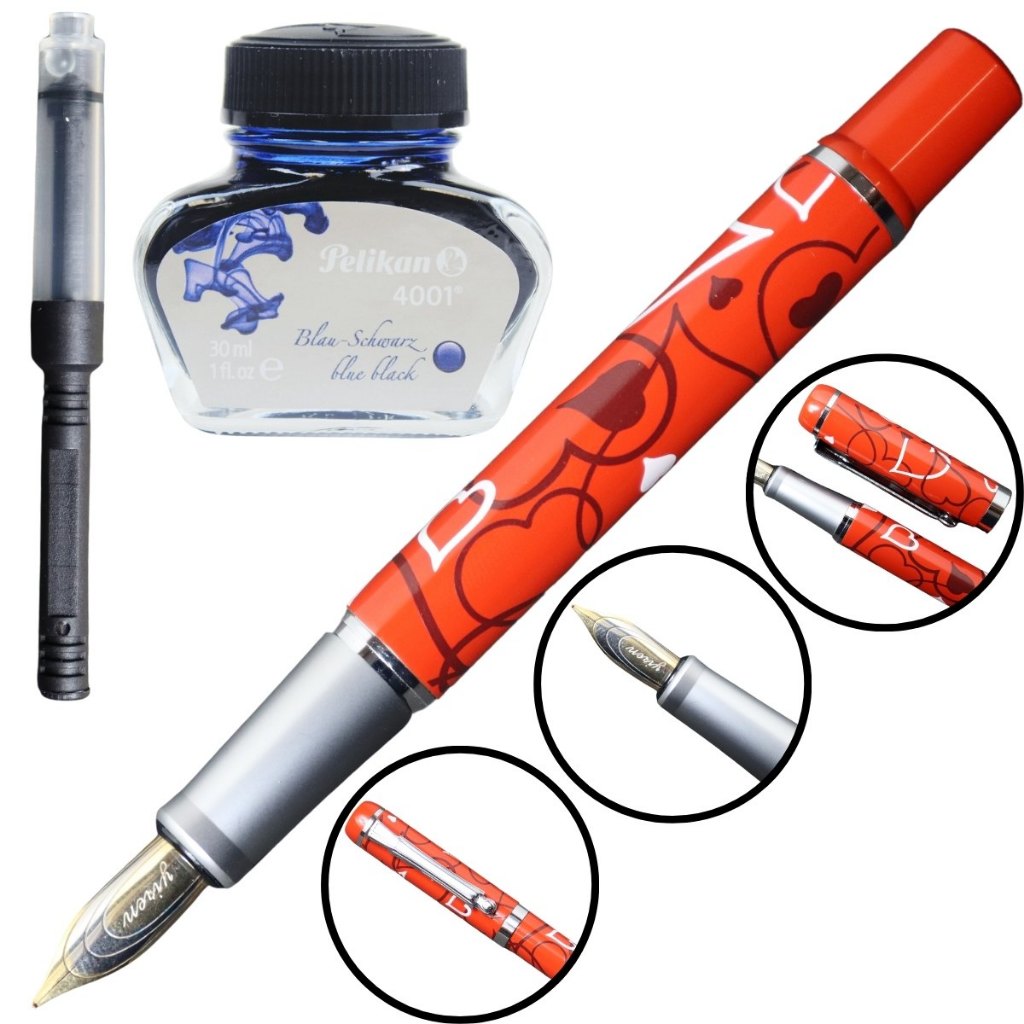 Caneta Tinteiro Yiren + Tinta Para Tinteiro + Conversor em Oferta na Shopee