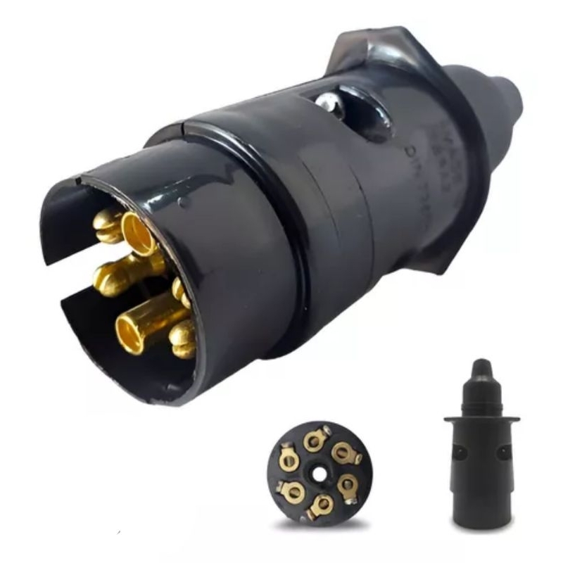 tomada macho carretinha reboque engate plug engate (Promoção)