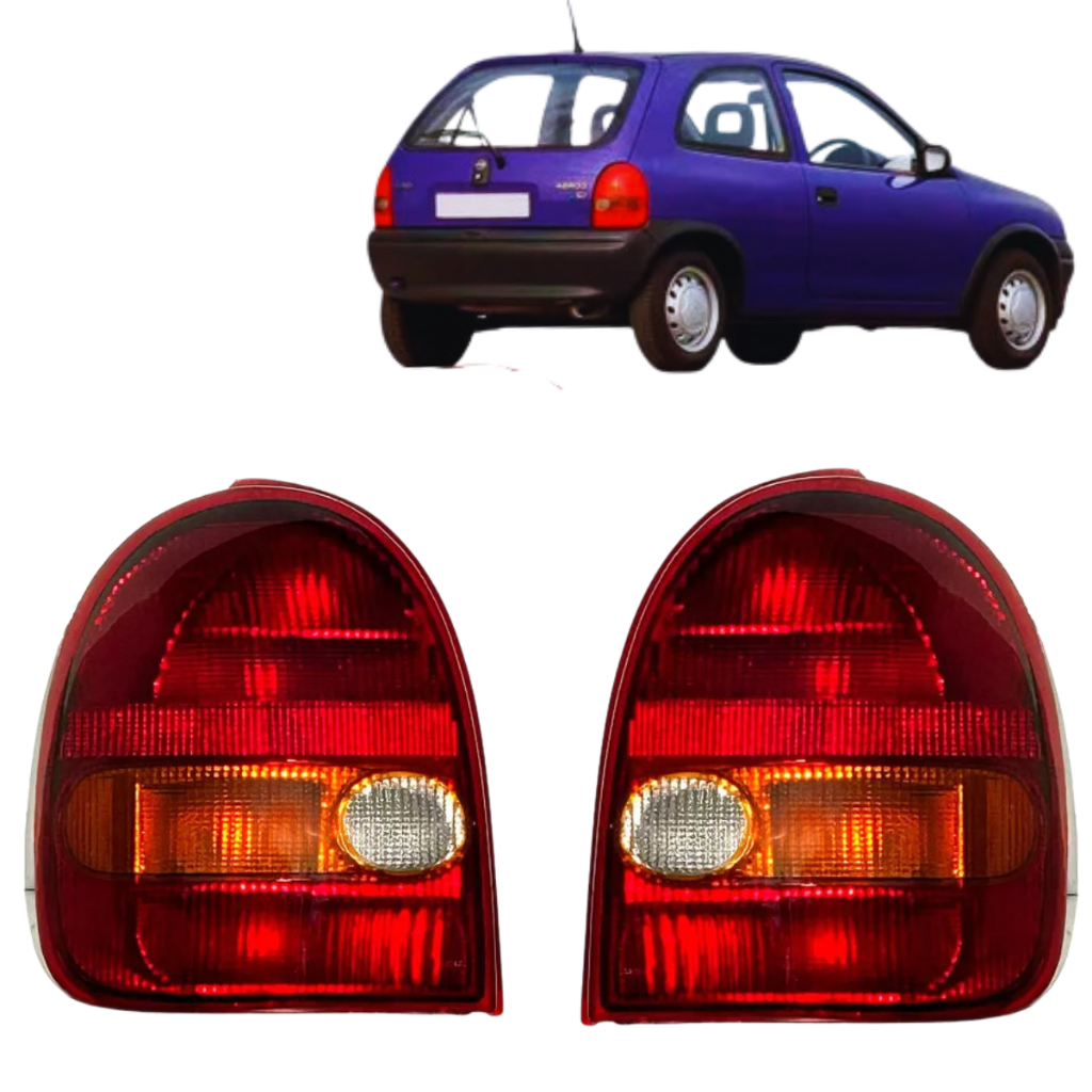 Par Lanterna Corsa Wind 2 Portas 1994 1995 1996 1997 1998 1999 Tricolor em Oferta na Shopee