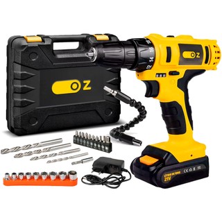 Parafusadeira Furadeira Impacto 21v 3/8 1 Bateria E Maleta em Oferta na Shopee