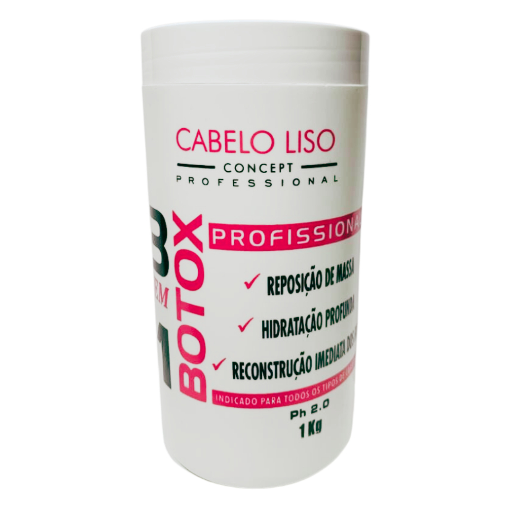 B-TOX Alisante 3 em 1 - Progressiva 1kg Cabelo Liso Profissional