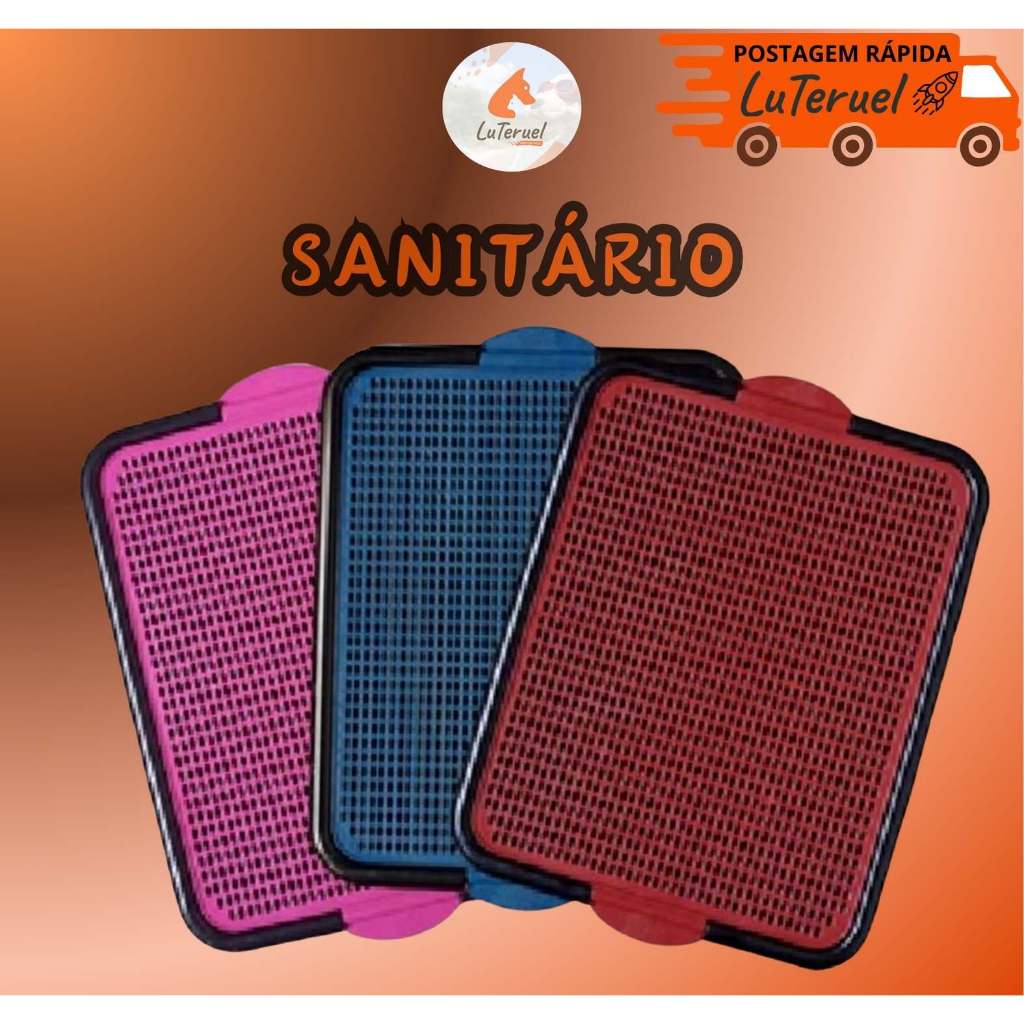 Sanitario Canino Xixi Dog Banheiro Pet, Tapete Higiênico Lavável, Banheiro Canino