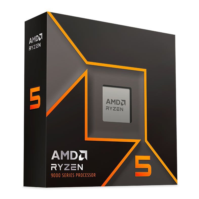 PROCESSADOR AMD RYZEN 5 9600X 6-Core, 12-Threads, 3.9GHz (5.4GHz Turbo), Cache 38MB, AM5