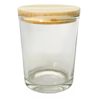 10 Pote Patê Vidro 70ml Copo Para Vela com Tampa De Madeira em Oferta na Shopee
