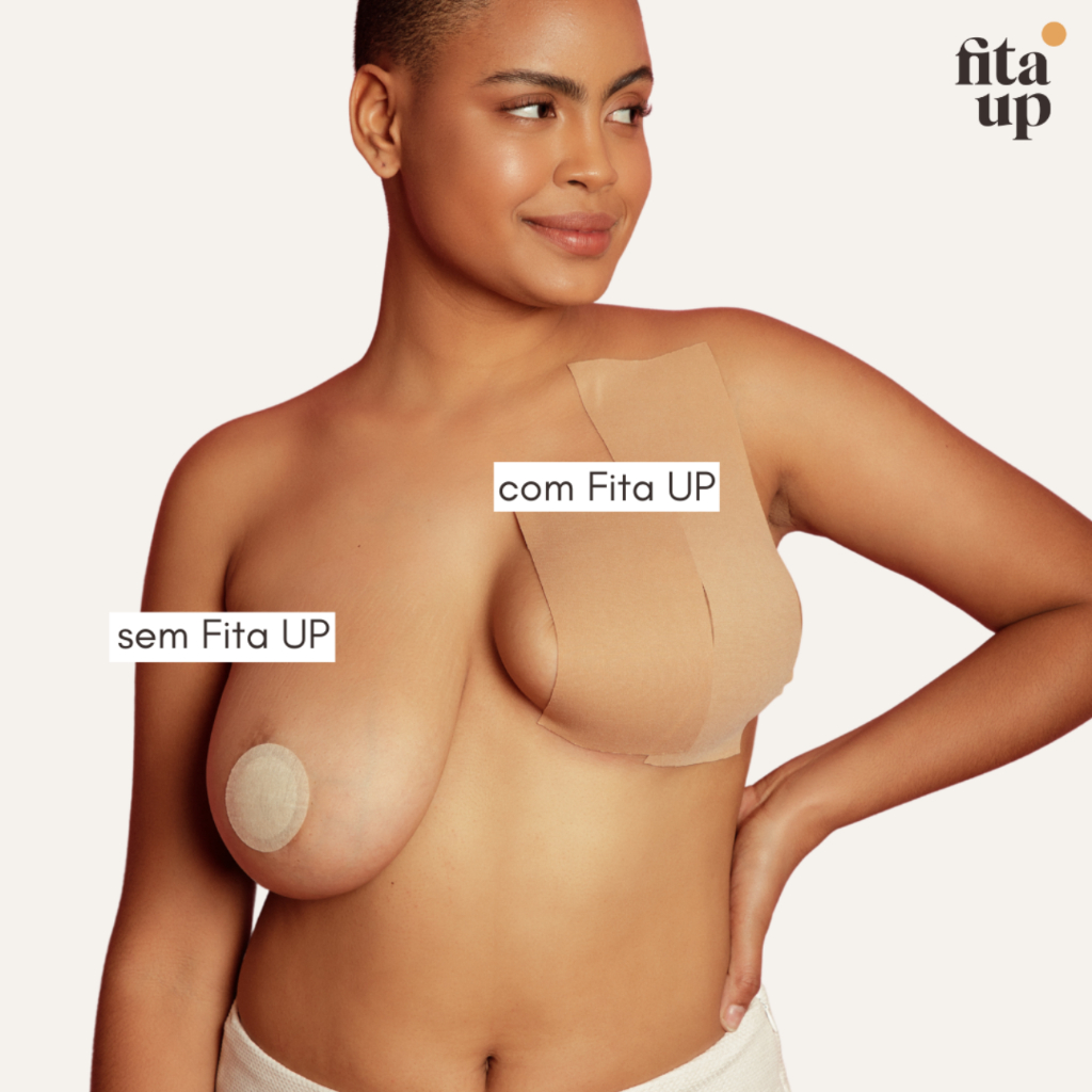 Fita Up Adesiva Levanta Seios Invisível Sutiã Sem Alça Push Up Boob Tape Antialérgica Confortável em Oferta na Shopee