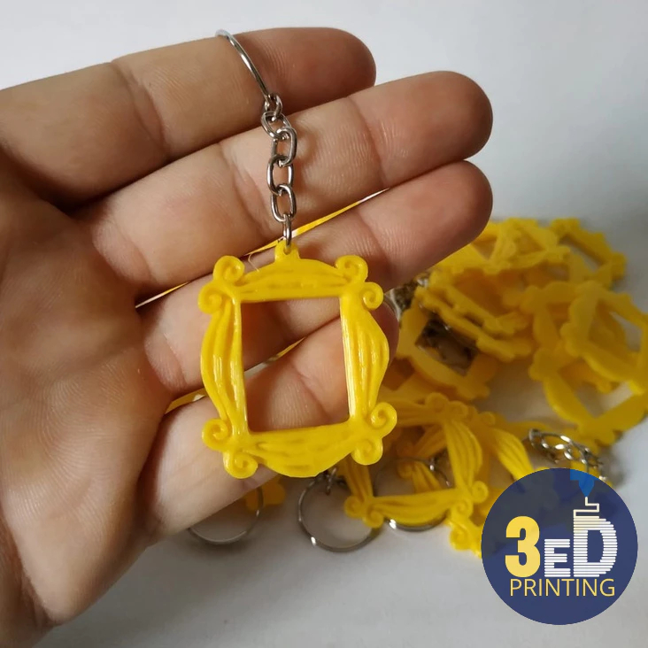 Kit 25 Chaveiros moldura Friends - Impressão 3D - Material Eco Friendly