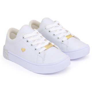 Tênis Infantil Feminino Cofortável Casual Escolar Colegial Leve em Oferta na Shopee