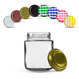 24 Potes De Vidro Belém 240ml Com Tampas Metálicas E Lacres em Oferta na Shopee