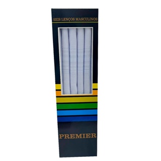 Lenços Masculinos De Bolso 39cm 100% Algodão - 6 Unidades em Oferta na Shopee