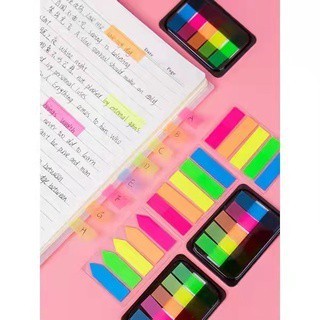 Marcador de página Flag seta 5 /8 cores Adesivo Auto Adesivo postite 5 cores em Oferta na Shopee